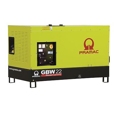 Pramac Generator 13kVA 1 Phase Standby Diesel Generator (GBW22P)